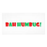 Bah Humbug Customized Photo Card