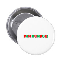 Bah Humbug Pinback Buttons