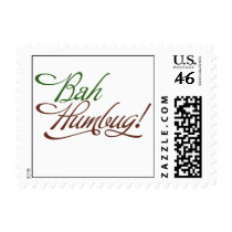Bah Humbug Postage Stamp