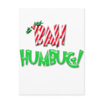 Bah Humbug Post Cards