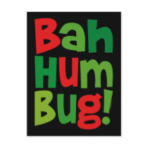Bah Humbug Post Card