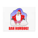 Bah Humbug Postcard by holidaytime Bah Humbug Postcard