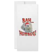 BAH HUMBUG RACK CARDS