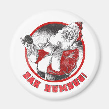 Bah Humbug! - Scrooge Santa Clause Magnet