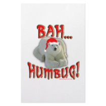 BAH HUMBUG PERSONALIZED STATIONERY