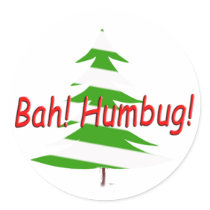 Bah! Humbug! Sticker stickers