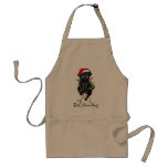 Bah HumPug Black Pug Apron