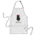 Bah HumPug Black Pug aprons