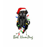 Bah HumPug Black Pug Tshirts