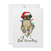Bah HumPug invitations by CroughsCorners Bah HumPug invitations