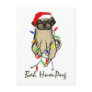 Bah HumPug Postcard