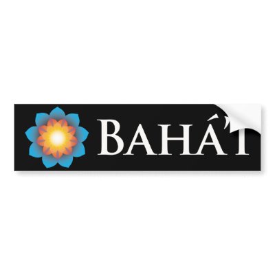 Bahá'í Bumper Sticker by BahaiFaith