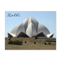 bahai lotus delhi postcard
