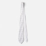 Bahai star grey neck tie