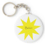 Baha'i star keychain