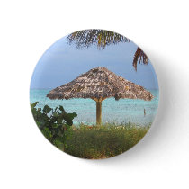 Bahama Beach Paradise Pinback Button