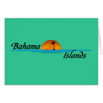 Bahama Islands Card