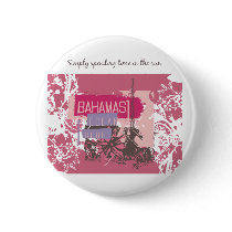 Bahama Sun T-shirts and Gifts Pinback Buttons