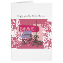 Bahama Sun T-shirts and Gifts Greeting Card