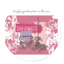 Bahama Sun T-shirts and Gifts stickers by HotGraphicTshirts Bahama Sun T-shirts and Gifts stickers