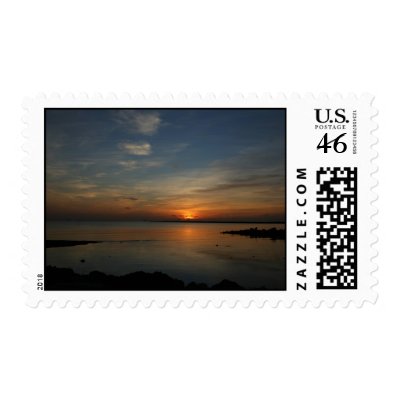 Bahama Sunset Postage by mdskydiver