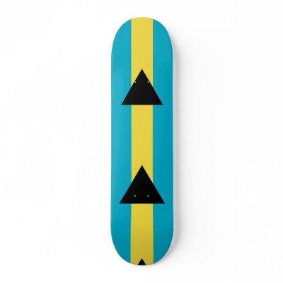 Bahamas, Bahamas Skate Board Deck by FlagLibrary