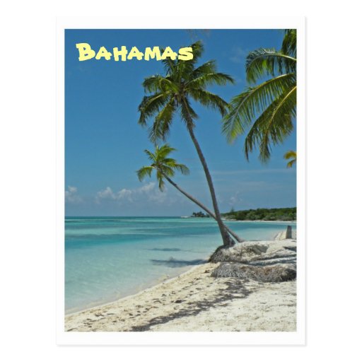 Bahamas Beach Post Card Zazzle
