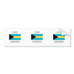 Bahamas Bumper Sticker