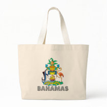 Bahamas Coat of Arms Canvas Bag