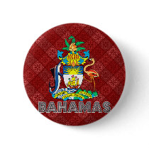Bahamas Coat of Arms Pinback Buttons