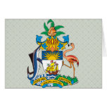 Bahamas Coat of Arms detail Greeting Card