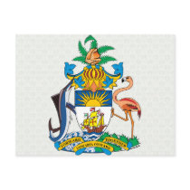 Bahamas Coat of Arms detail Post Card
