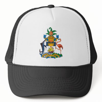 Bahamas Coat of Arms Hat by FlagTshirts