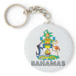 Bahamas Coat of Arms Key Chain