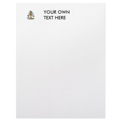 Bahamas Coat of Arms Letterhead by flagshirts