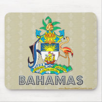 Bahamas Coat of Arms Mouse Pad