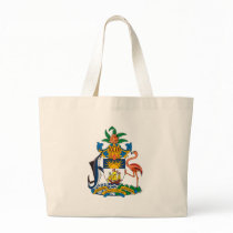 Bahamas Coat of Arms Tote Bag by FlagTshirts Bahamas Coat of Arms Tote Bag