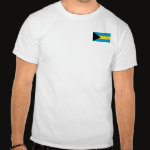 Bahamas Flag Map Basic T-Shirt