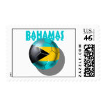 Bahamas flag - Bahaman Caribbean flag postage