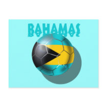 Bahamas flag - Bahaman Caribbean flag postcards by SoccerJersey Bahamas flag - Bahaman Caribbean flag postcards