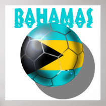 Bahamas flag - Bahaman Caribbean flag Posters