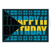 Bahamas Flag Birthday Card
