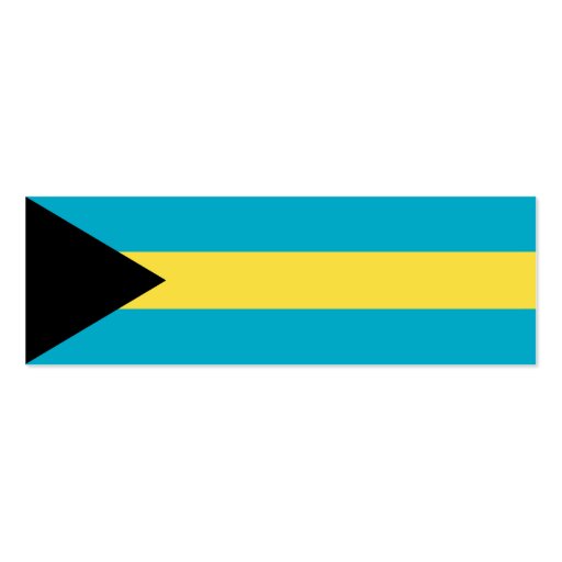 Bahamas Flag Business Card Template