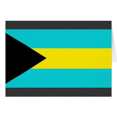 Bahamas Flag Greeting Cards by coolcountry
