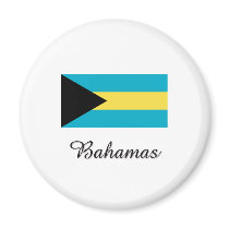 Bahamas Flag Design Refrigerator Magnets