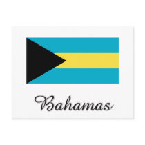 Bahamas Flag Design Postcards