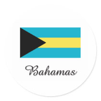 Bahamas Flag Design stickers by flagshirt Bahamas Flag Design stickers