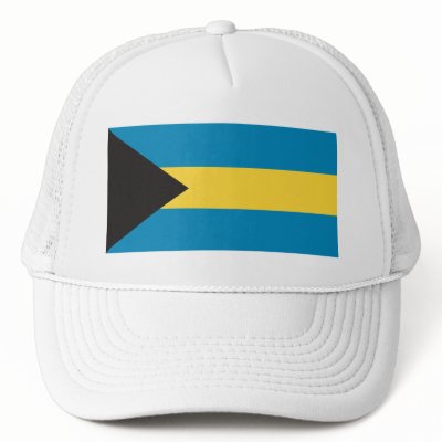 Bahamas Flag Hat by FlagTshirts