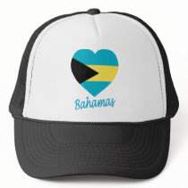 Bahamas Flag Heart hats by Vexillophile Bahamas Flag Heart hats
