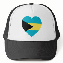 Bahamas Flag Heart hats by Vexillophile Bahamas Flag Heart hats